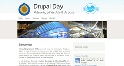 Desktop Screenshot of 2012.drupalday.es