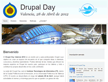 Tablet Screenshot of 2012.drupalday.es